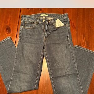 Levi's Dark Blue Straight Leg Women's Jeans